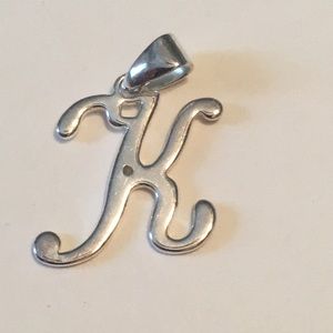 “K” initial pendant